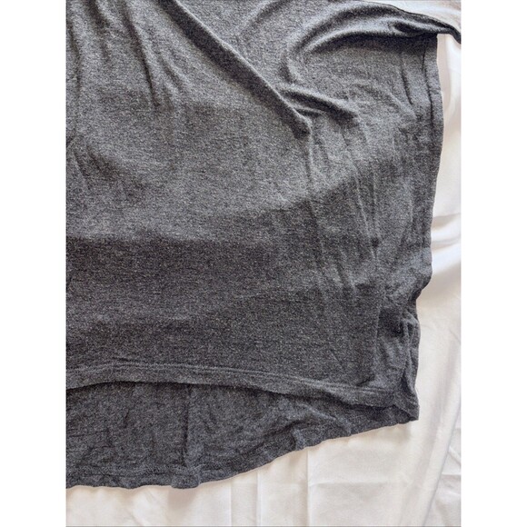 Zenana Outfitters Women’s Small Grey Black Half Sleeve Hi-low Hem T-shirt Top - Picture 6 of 14